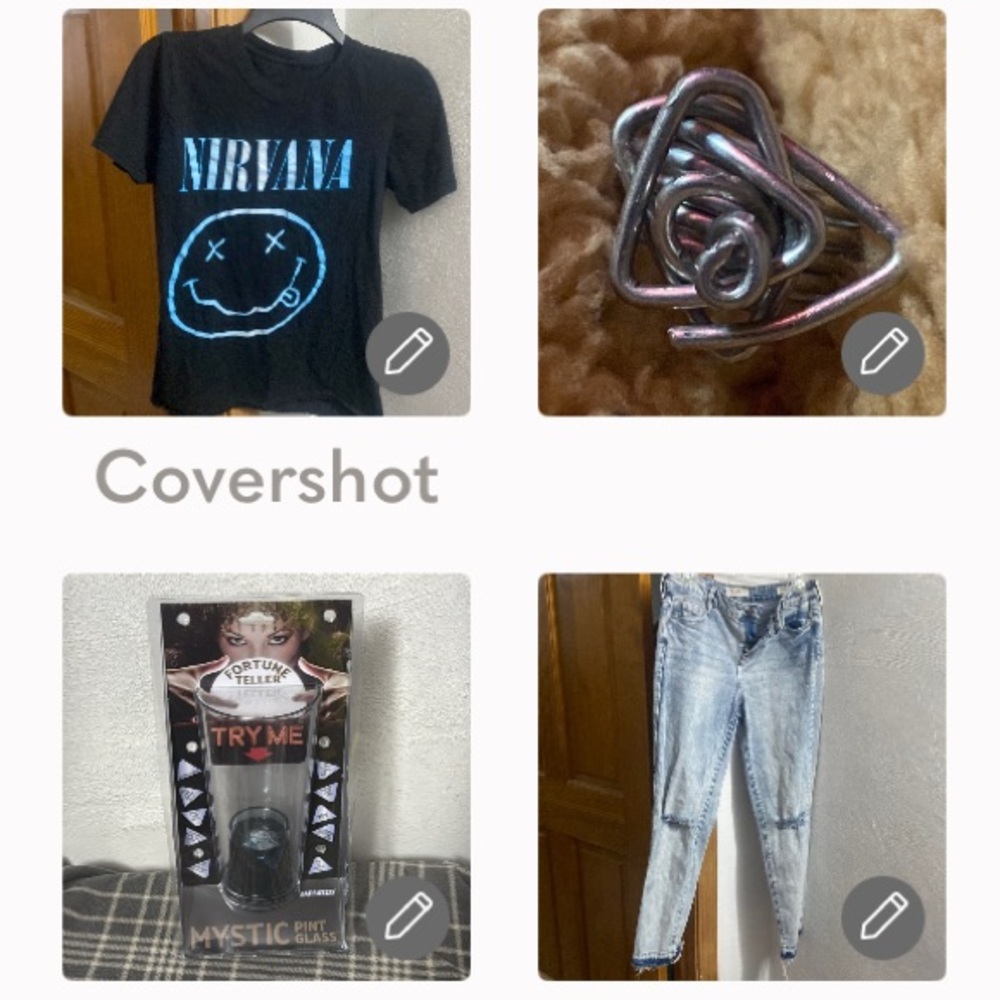 Bullhead mid-rise skinny 29👖+NIRVANA tee szMP+Magic🔮🎱fortuneteller NIP